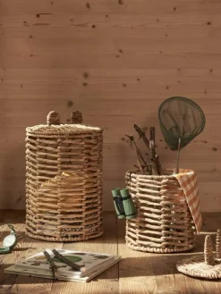 Handgefertigte Kinder-Aufbewahrungskörbe Venezia, 2er-Set