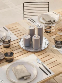 Handgefertigte LED-Kerze Real Flame, H 15 cm