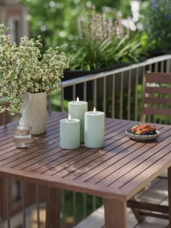 Handgefertigte LED-Kerze Real Flame, H 10 cm