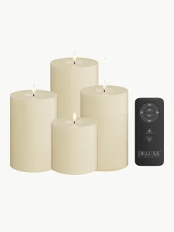 Handgefertigte LED-Kerzen Real Flame mit Fernbedienung, 5er-Set