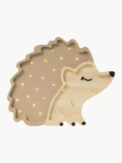 Handgefertigte LED-Kinderzimmerlampe Hedgehog mit Timerfunktion und Fernbedienung, dimmbar
