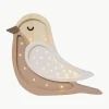 Handgefertigte LED-Kinderzimmerlampe Bird mit Timerfunktion und Fernbedienung, dimmbar