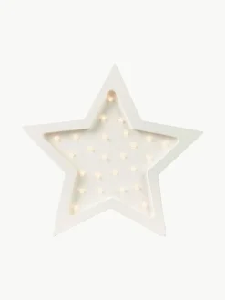 Handgefertigte LED-Kinderzimmerlampe Star mit Timerfunktion und Fernbedienung, dimmbar