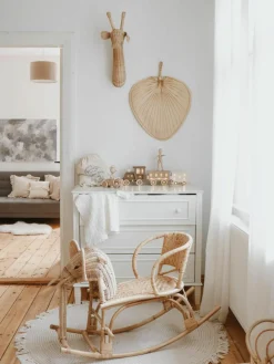 Handgefertigte LED-Kinderzimmerlampe Train mit Timerfunktion und Fernbedienung, dimmbar