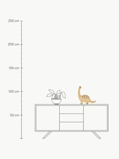 Handgefertigte LED-Kinderzimmerlampe Diplodocus mit Timerfunktion und Fernbedienung, dimmbar
