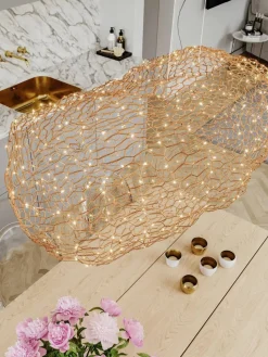 Handgefertigte LED-Pendelleuchte Hayden, dimmbar