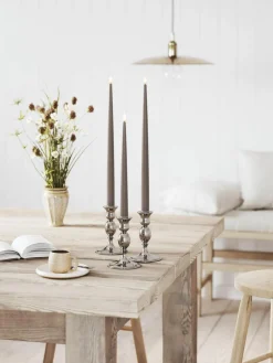 Handgefertigte LED-Stabkerzen Real Flame, H 28 cm, 2 Stück