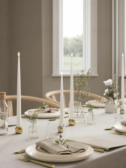 Handgefertigte LED-Stabkerzen Real Flame, H 28 cm, 2 Stück