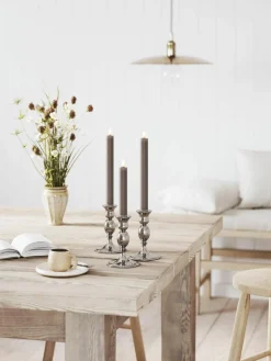 Handgefertigte LED-Stabkerzen Real Flame, H 15 cm, 2 Stück