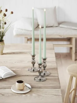 Handgefertigte LED-Stabkerzen Real Flame, H 28 cm, 2 Stück