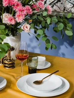 Handgefertigte Pastateller Cosmopolitan aus Porzellan, 2 Stück