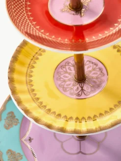 Handgefertigte Porzellan-Etagere Grandpa