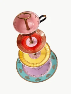 Handgefertigte Porzellan-Etagere Grandpa