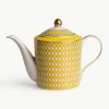 Handgefertigte Porzellan-Teekanne Chess, 1.1 L
