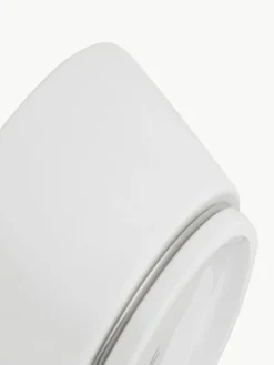 Handgefertigte Schälchen Vitruv aus Porzellan mit handgemaltem Platinrand, 2 Stück