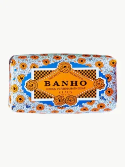 Handgefertigte Seife Banho (Zitrone, Lavendel & Vanille)