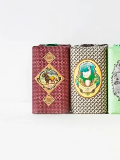 Handgefertigte Seife Leão Verde (Estragon, Muskatellersalbei, Gewürznelke & Weihrauch)