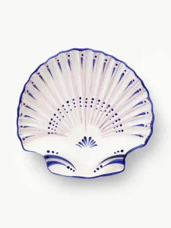 Handgefertigte Servierplatte Shell