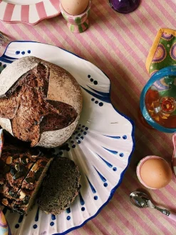 Handgefertigte Servierplatte Shell