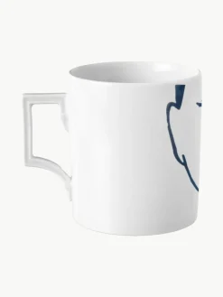 Handgefertigte Tasse Carol aus Porzellan