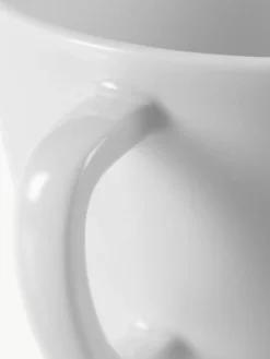 Handgefertigte Tassen Vitruv aus Porzellan, 2 Stück