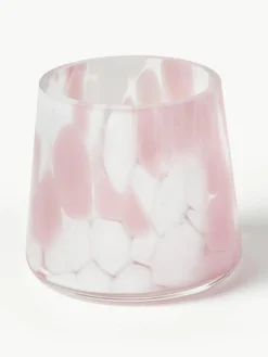 Handgefertigte Teelichthalter Sally, 2 Stück