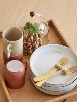 Handgefertigte Tortenplatte Flora