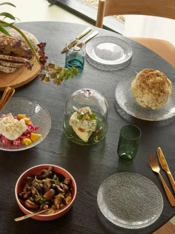 Handgefertigte Tortenplatte Flora