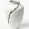 Handgefertigte Vase Latona, marmoriert, H 30 cm