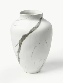 Handgefertigte Vase Latona, marmoriert, H 30 cm