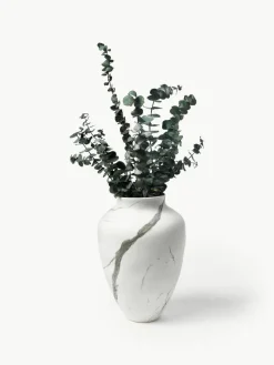 Handgefertigte Vase Latona, marmoriert, H 30 cm