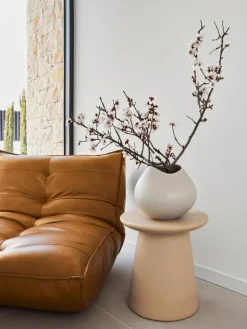 Handgefertigte Vase Opium aus Steingut, H 28 cm