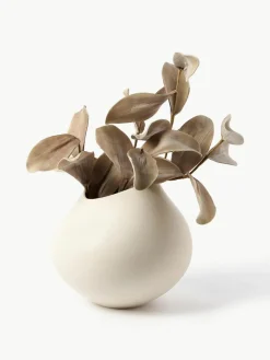 Handgefertigte Vase Opium aus Steingut, H 28 cm