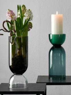 Handgefertigte Vase Vasari, H 32 cm