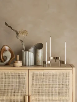 Handgefertigte Vasen Henaj aus Steingut, 2er-Set