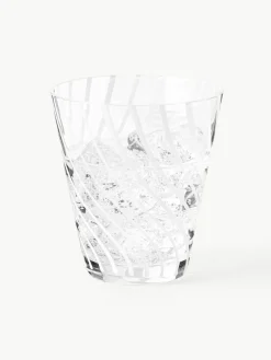 Handgefertigte Wassergläser Carson, 4 Stück