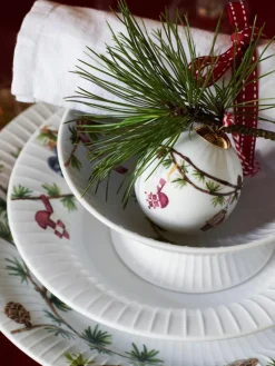 Handgefertigte Weihnachtskugel Hammershøi aus Porzellan