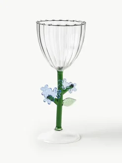 Handgefertigte Weingläser Botanica, 6er-Set