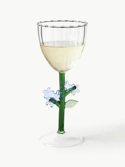 Handgefertigte Weingläser Botanica, 6er-Set