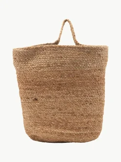 Handgefertigter Aufbewahrungskorb Mira aus Hanf