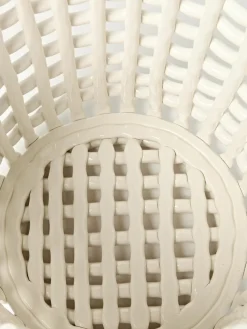 Handgefertigter Aufbewahrungskorb Nalan aus Keramik, H 32 cm