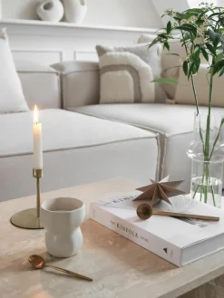 Handgefertigter Becher Limfjord in organischer Form, 350 ml