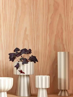 Handgefertigter Übertopf Toppu, H 15 cm