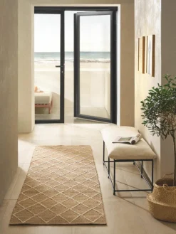 Handgefertigter Jute-Läufer Kunu