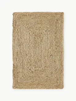 Handgefertigter Jute-Teppich Sharmila