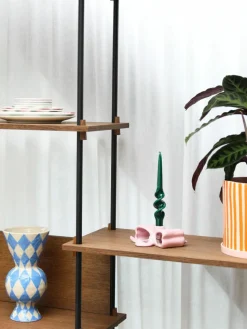 Handgefertigter Kerzenhalter Ribbon