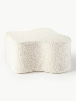 Handgefertigter Kinder-Pouf Cloud aus Teddy