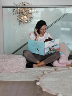 Handgefertigter Kinder-Pouf Chill