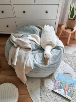 Handgefertigter Kinder-Sitzsack Flora aus Cord