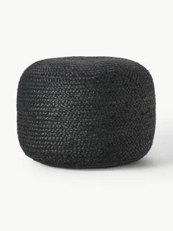 Handgefertigter Pouf Bono aus Jute